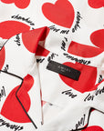 AMIRI HEARTS PYJAMA SHIRT