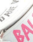 Balenciaga Graffiti Souvenir Belt Bag Leather XS