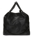 STELLA MCCARTNEY STELLA MCCARTNEY BLACK CHAINED SHOULDER BAG
