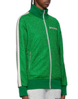 PALM ANGELS Green Polyester Track Jacket