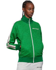 PALM ANGELS Green Polyester Track Jacket