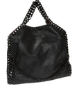 STELLA MCCARTNEY STELLA MCCARTNEY BLACK CHAINED SHOULDER BAG