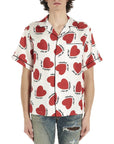 AMIRI HEARTS PYJAMA SHIRT
