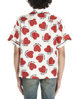 AMIRI HEARTS PYJAMA SHIRT