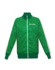 PALM ANGELS Green Polyester Track Jacket