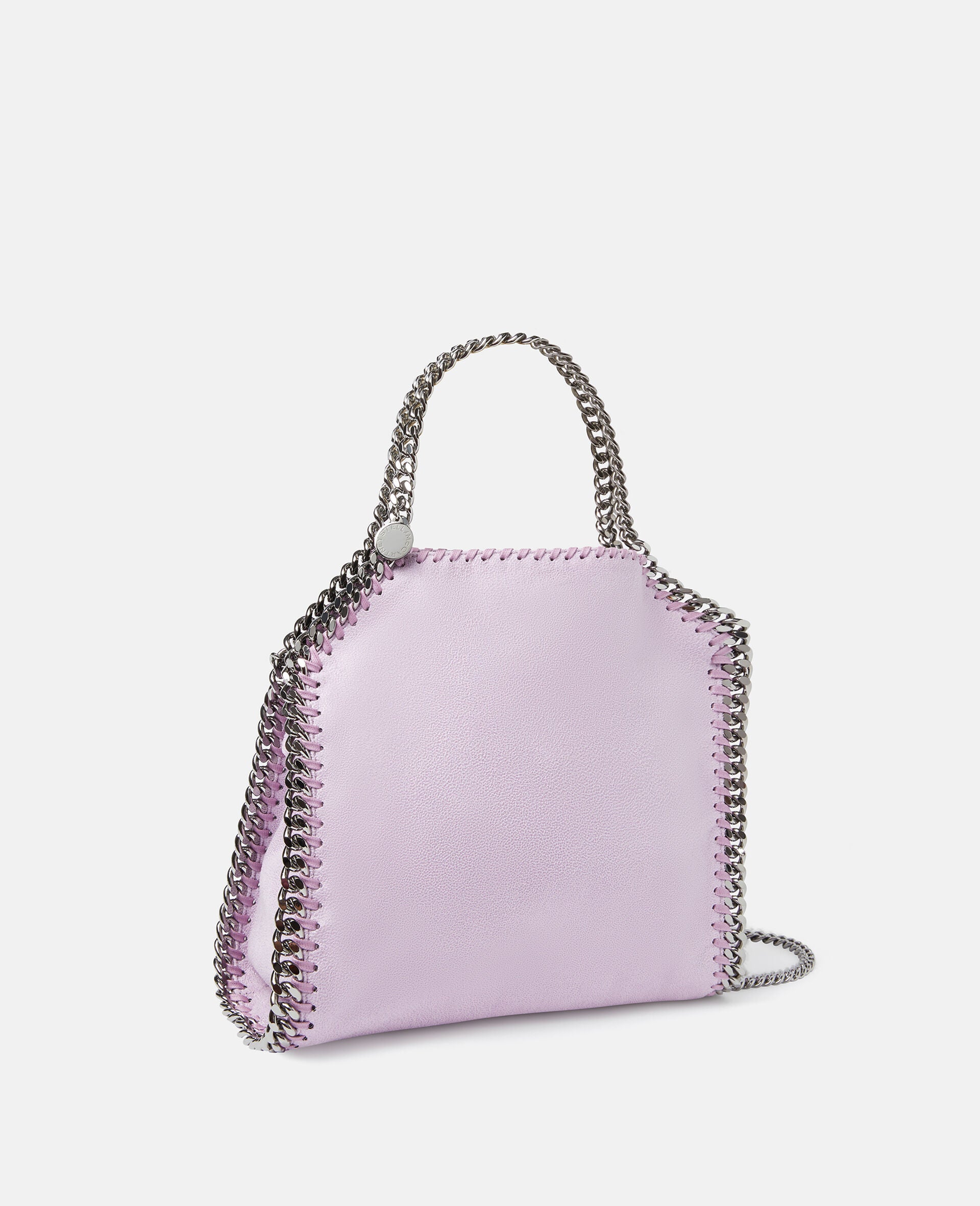 STELLA MCCARTNEY BORSA FALABELLA MINI IN POLIESTERE LILLA – DEUNCLOSET