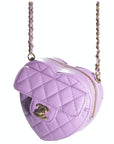 Chanel Heart Clutch With Chain