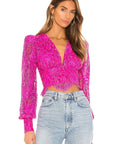 REVOLVE . Merlot Blouse