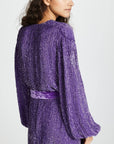 RETROFETE. Purple Robe Dress