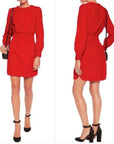 MAJE . Mini dress RED