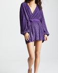 RETROFETE. Purple Robe Dress