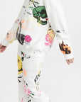 R13 . graffiti-print cotton sweatshirt