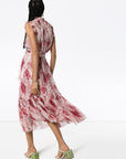 ZIMMERMANN. Print Sleeveless Midi Dress - PINK