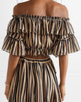 ZIMMERMANN. 2 Piece Striped Maxi Dress