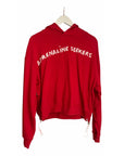 MIRA MIKATI.  Red Hoodie