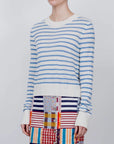 LHD .  Blue sweater